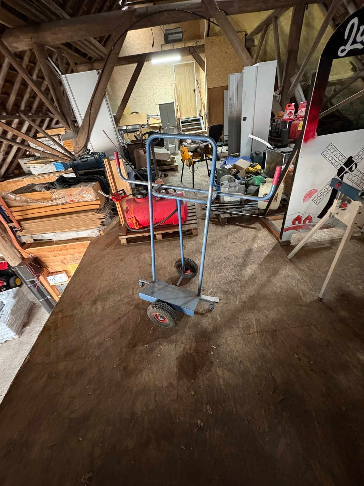 Stevige platenkar in goede staat, Doe-het-zelf en Verbouw, Ophalen, Gebruikt