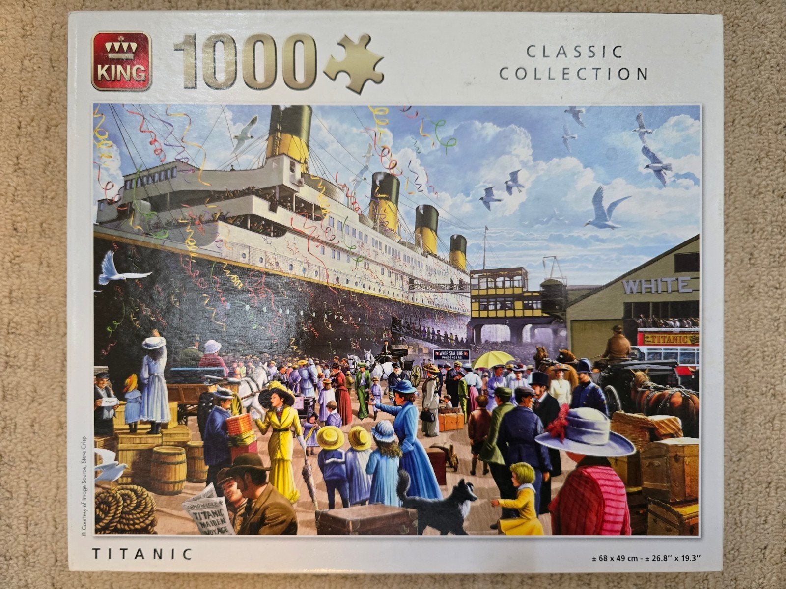 King Classic Collectie Legpuzzel 1000 stukjes, Ophalen of Verzenden, 500 t/m 1500 stukjes, Zo goed als nieuw, Legpuzzel