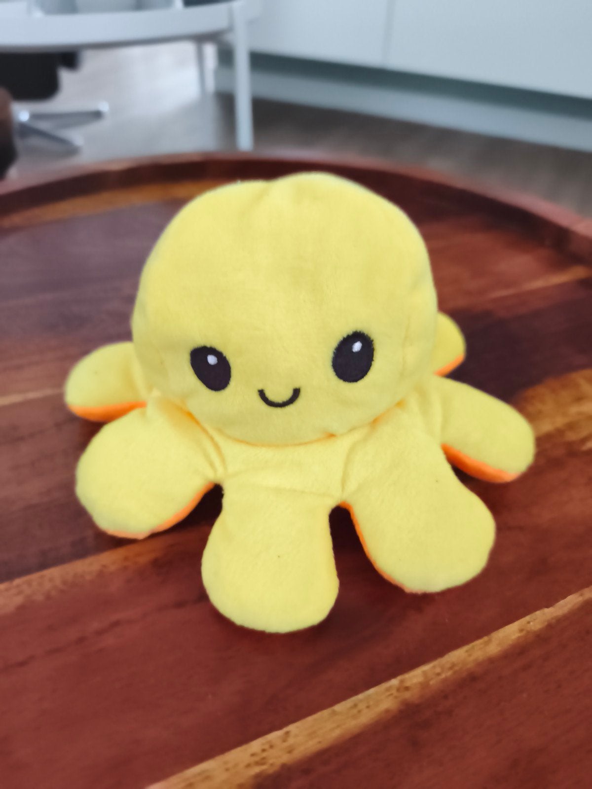 Omkeerbare knuffel octopus (klein), Kinderen en Baby's, Speelgoed | Knuffels en Pluche, Overige merken, Overige typen, Zo goed als nieuw