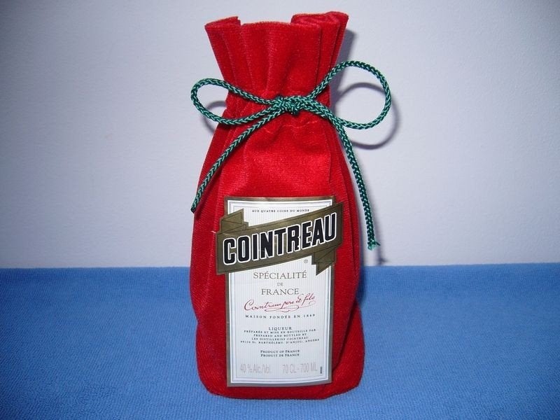 rode fluwelen Cointreau kerst zak nog nieuw, Ophalen of Verzenden, Nieuw
