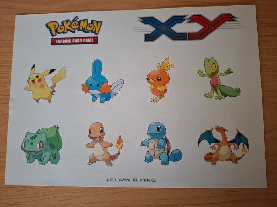 Pokémon stickervel 2016, Ophalen of Verzenden, Nieuw, Overige typen