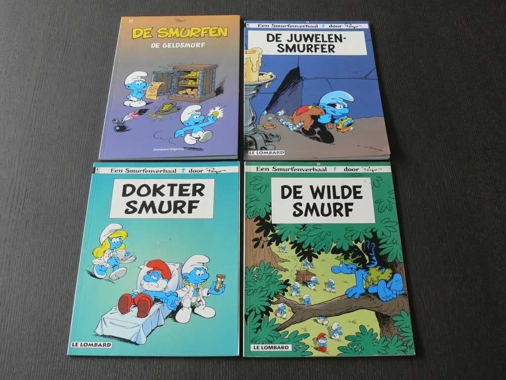 De Smurfen - deel 17 t/m 20, Boeken, Meerdere stripboeken, Ophalen of Verzenden, Zo goed als nieuw