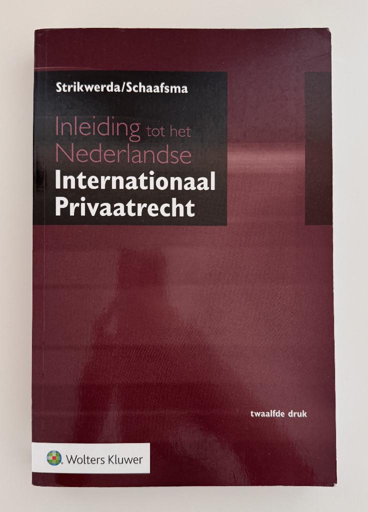 Inleiding tot het Nederlandse Internationaal Privaatrecht., Ophalen of Verzenden, Wolters Kluwer, Alpha, WO