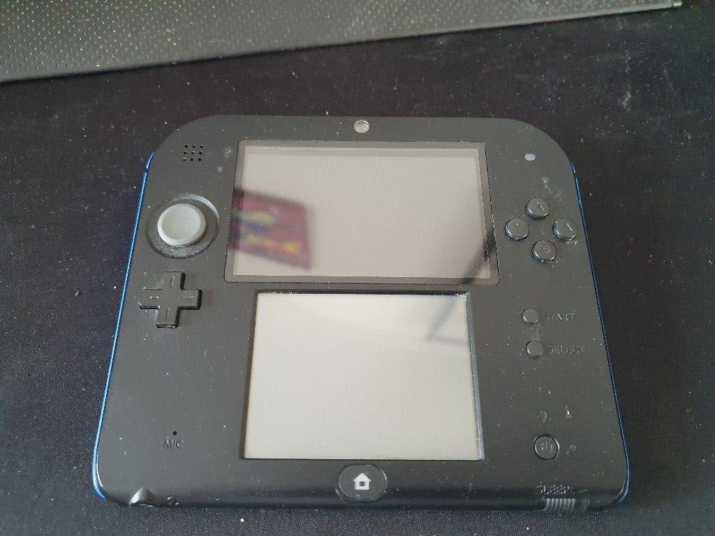 Nintendo 2DS  Blauw incl oplader en gamecard, Ophalen of Verzenden, Gebruikt, Blauw, 2DS