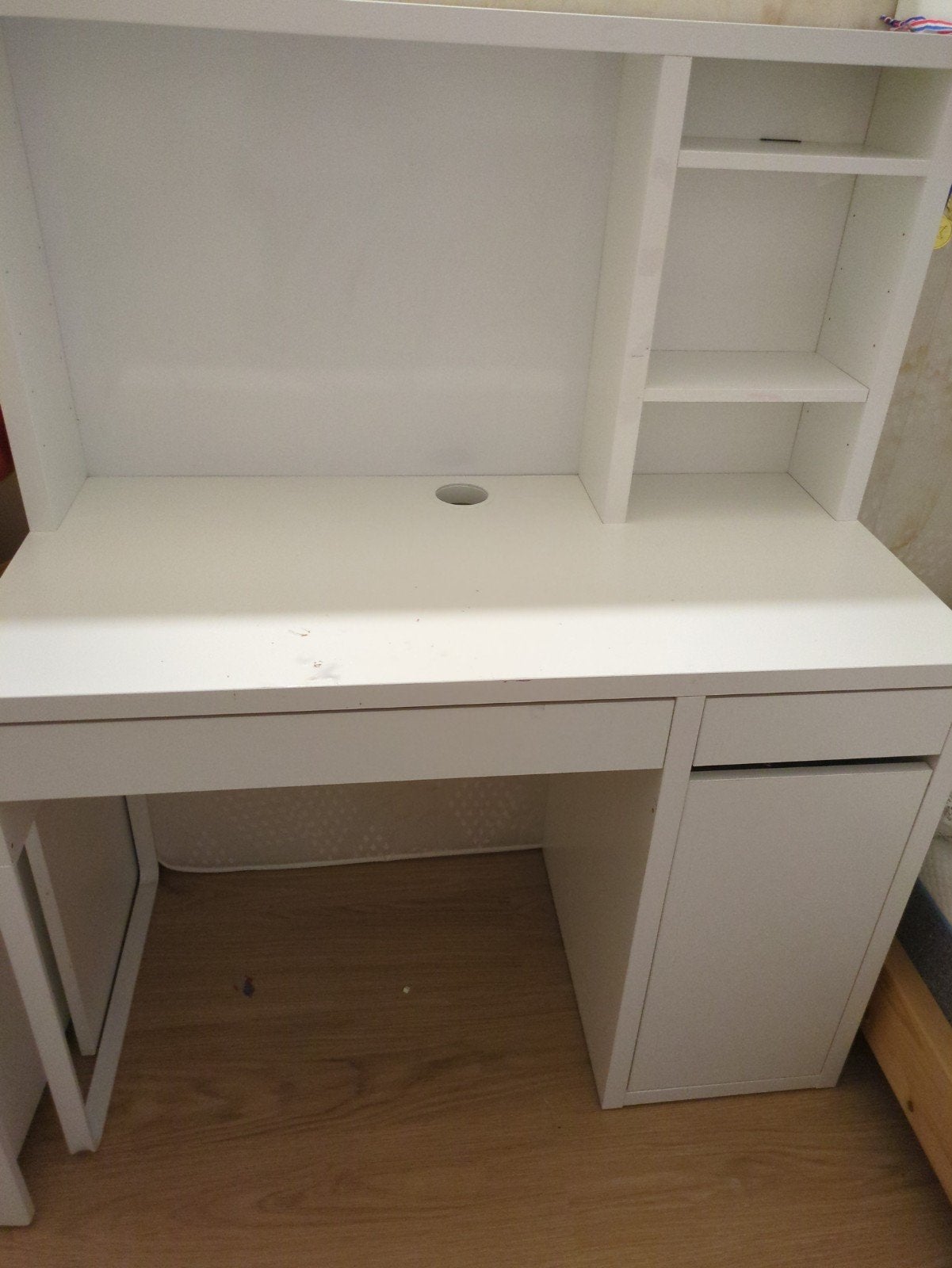 Ikea micke bureau met stoel, Ophalen, Gebruikt