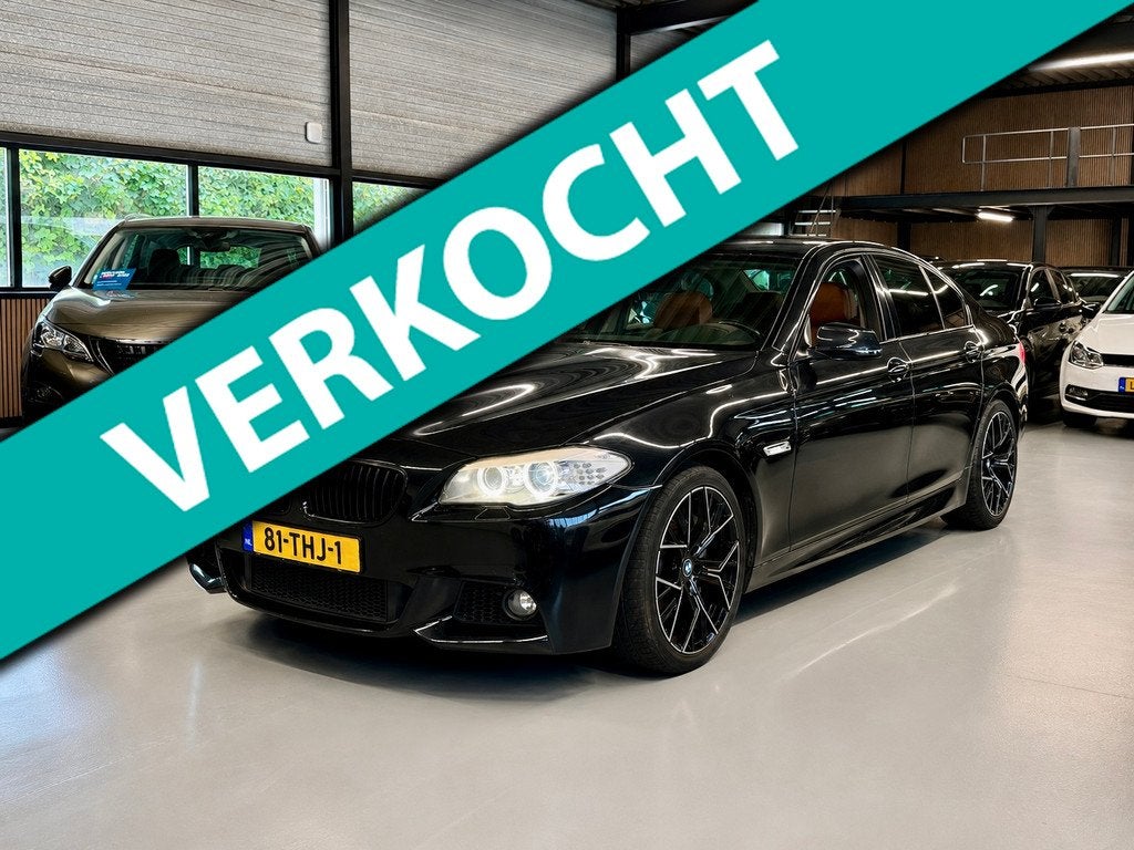 BMW 5-serie 530d High Executive M-PAKKET HUD l PANO l LEDER, Auto's, Automaat, Achterwielaandrijving, Gebruikt, Euro 6