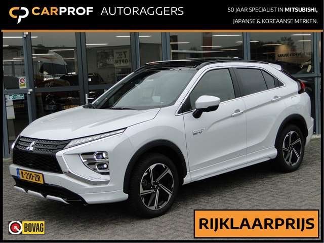 Mitsubishi Eclipse Cross PHEV 2.4 Instyle | Schuifdak | Leer, Auto's, 12 maanden, 4 cilinders, Overige brandstoffen, Bedrijf