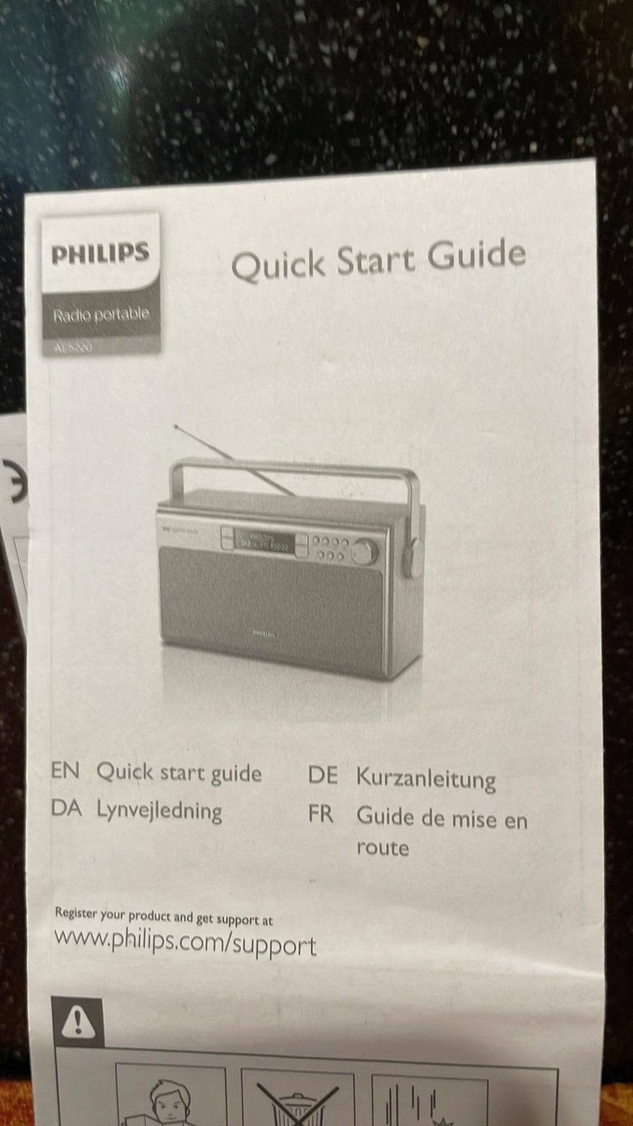 DAB+ radio van Philips, Ophalen, Gebruikt