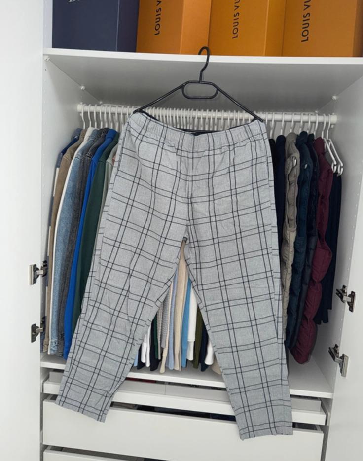 Grijze pyjama broek heren maat s-m van H&M, Ophalen of Verzenden, Zo goed als nieuw