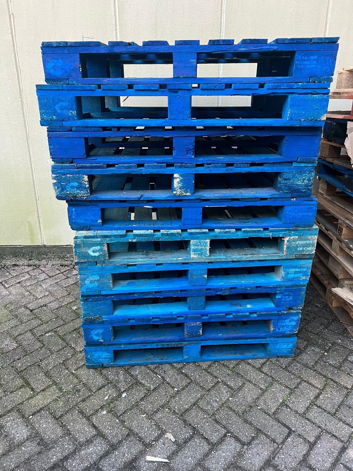 Blok Palet te koop, Ophalen of Verzenden, Overige houtsoorten, 50 mm of meer, Minder dan 200 cm