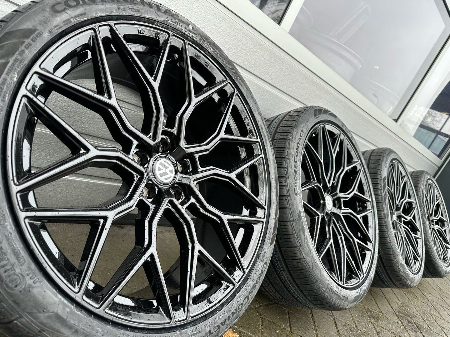 set 21 inch Volkswagen Tiguan Cupra Tavascan Terramar velgen, -, 265 mm, -, Banden en Velgen