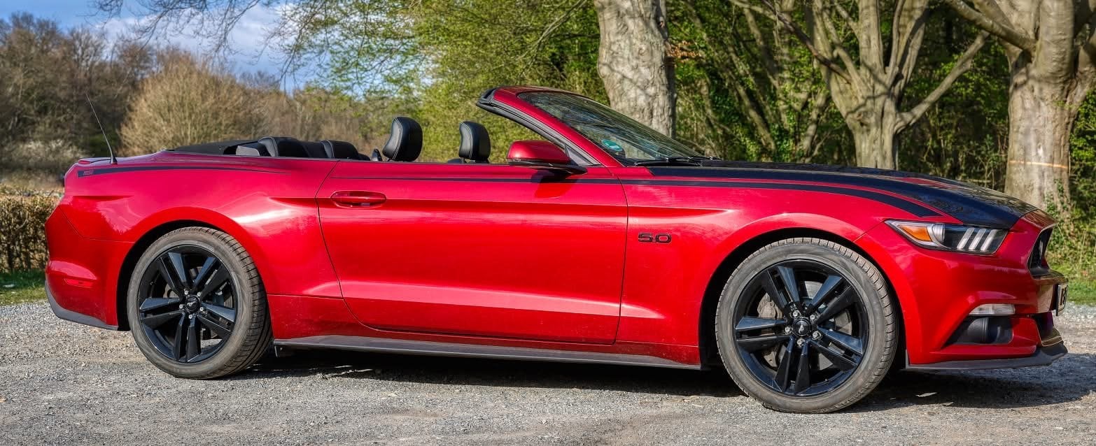 Ford mustang 5.0 gt 50 year convertible 2015 440 pk op lpg, Achterwielaandrijving, Cabriolet, 4 stoelen, 1790 kg