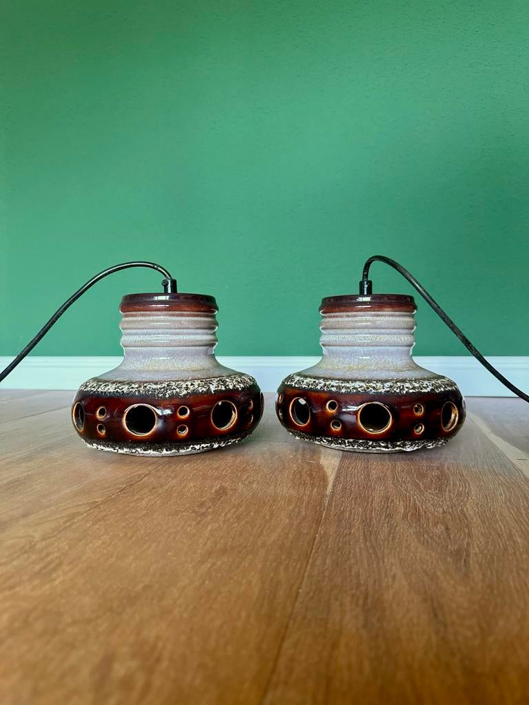 Vintage fat lava lampen Herda (2x), Ophalen of Verzenden
