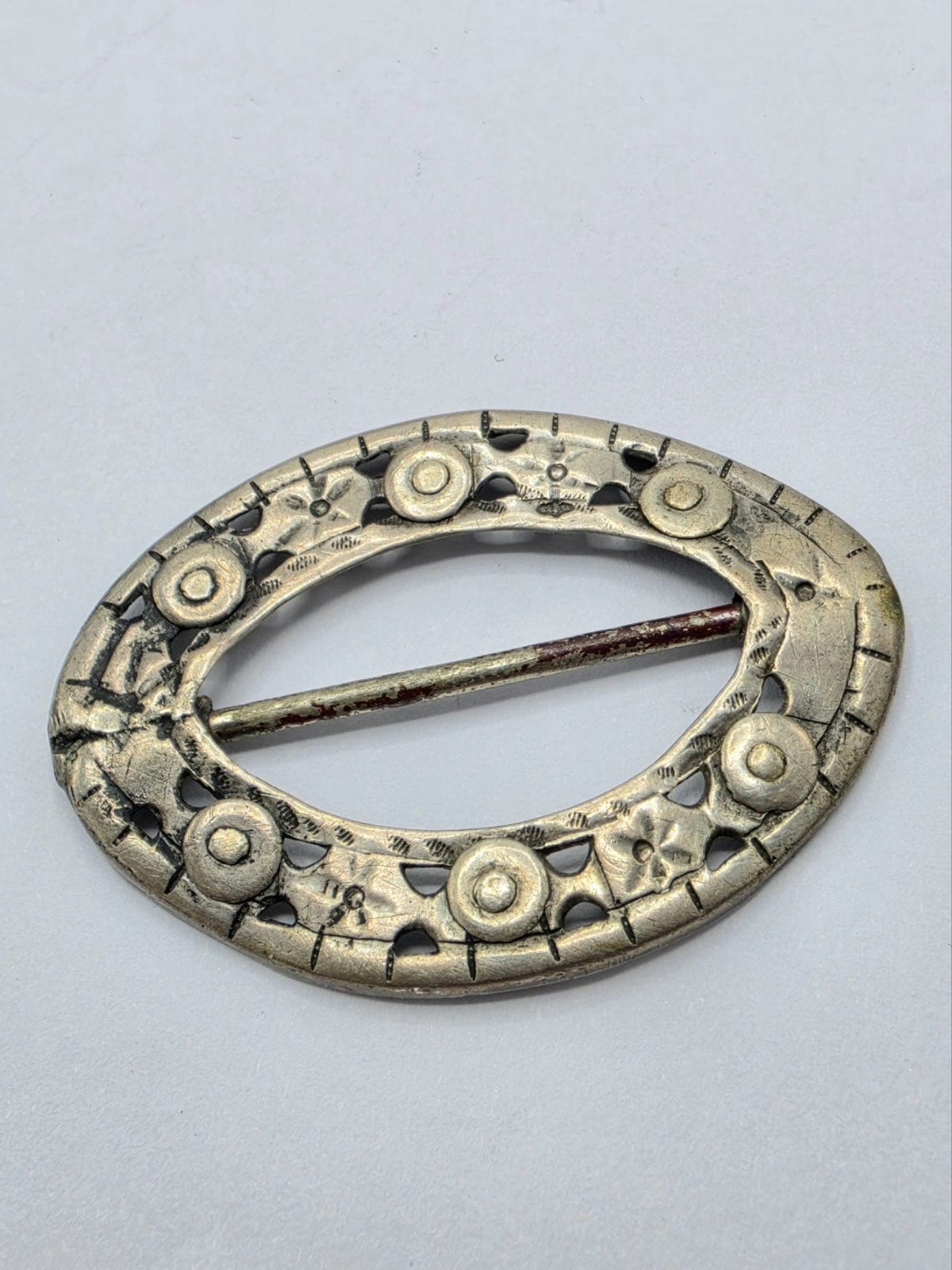 Bodemvondst Zilveren Schoengesp, Verzenden, Zilver, Ring