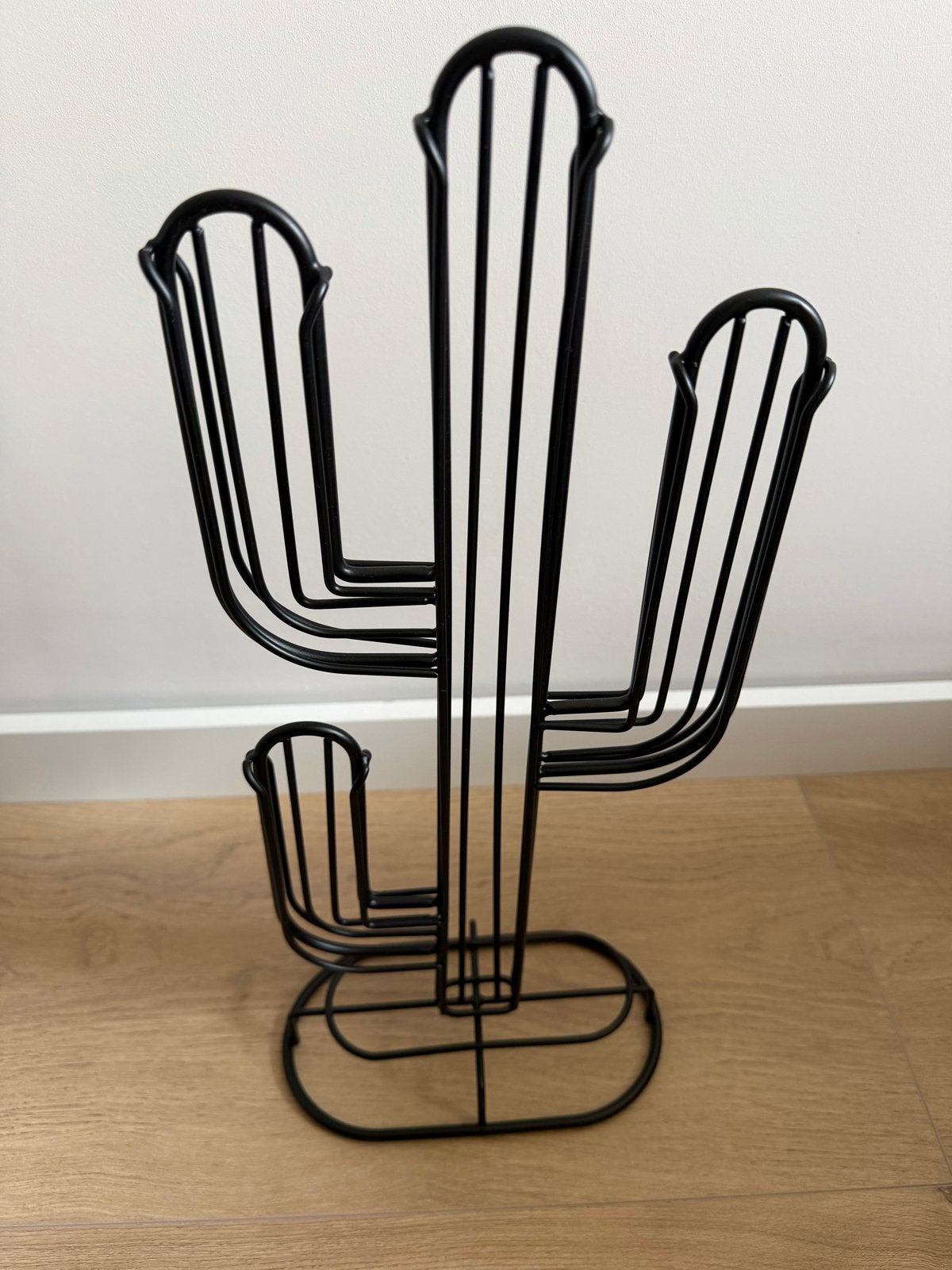 Koffiecapsulehouder Cactus - Zwart Metaal, Ophalen, Nieuw