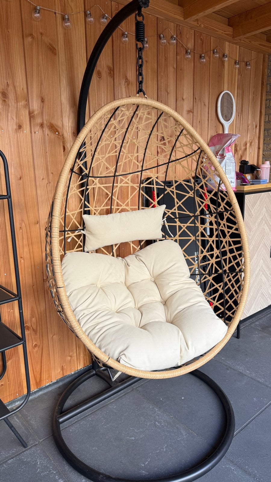 Egg Hangstoel / Ei stoel, Tuin en Terras, Ophalen, Zo goed als nieuw