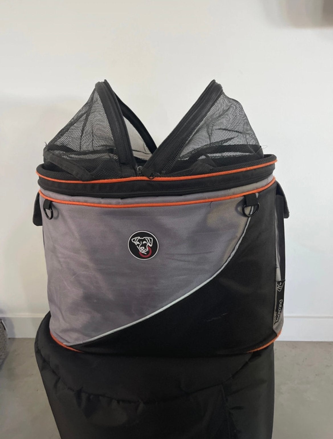 Doggyride Cocoon XXL – Grijs/Zwart Hondenmand, Dieren en Toebehoren, Ophalen of Verzenden