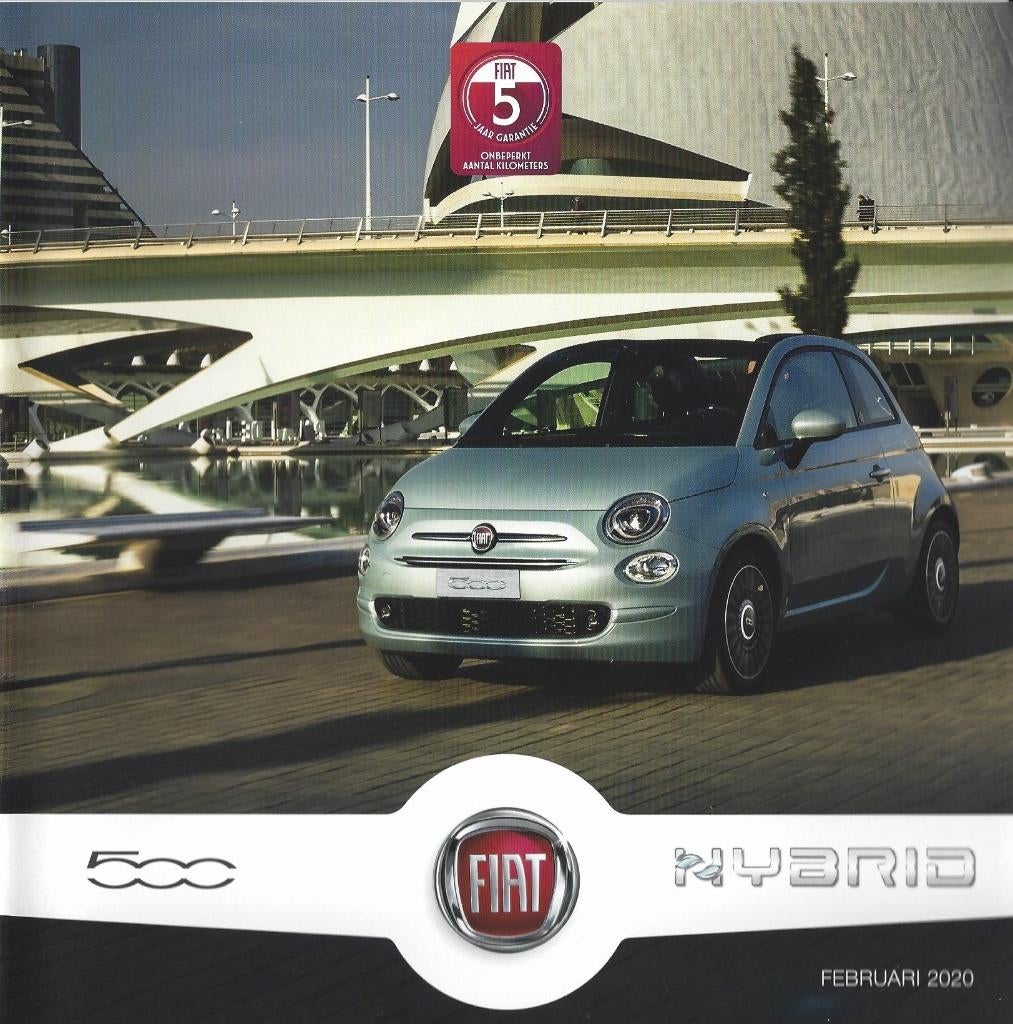 Brochure Fiat 500 en 500C 2020, Ophalen of Verzenden, Gelezen, Overige merken