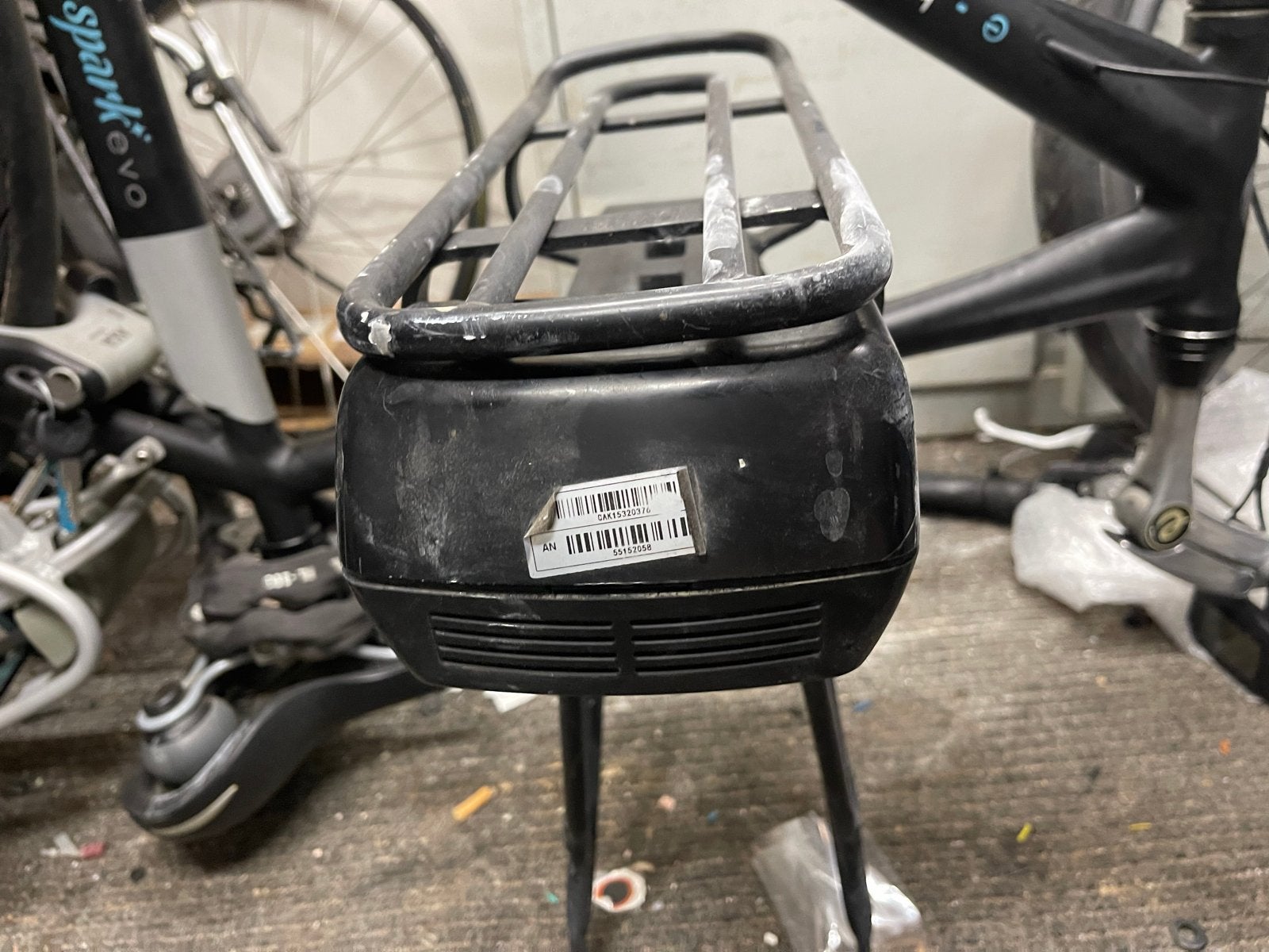 Sparta bagagedrager met accuhouder voor Emotion accu, Fietsen en Brommers, Ophalen of Verzenden, Gebruikt