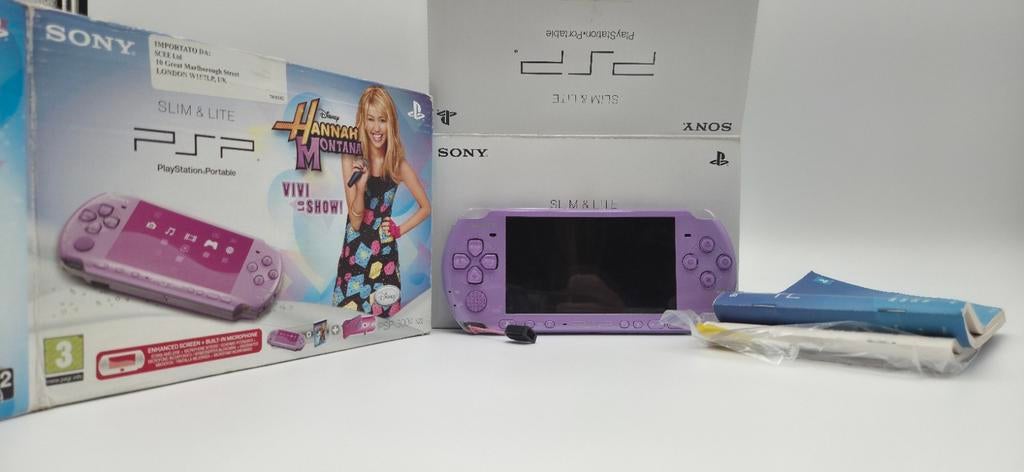 PSP Playstation Portable Hannah Montana editie, Spelcomputers en Games, Spelcomputers | Sony PSP, Ophalen of Verzenden, Zo goed als nieuw