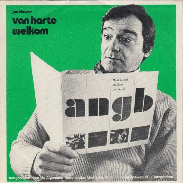 Ruil/koop Jan Blaaser De Bond Staat Achter U (A.N.G.B), 7 inch, Zo goed als nieuw, Nederlandstalig, Fotohoes