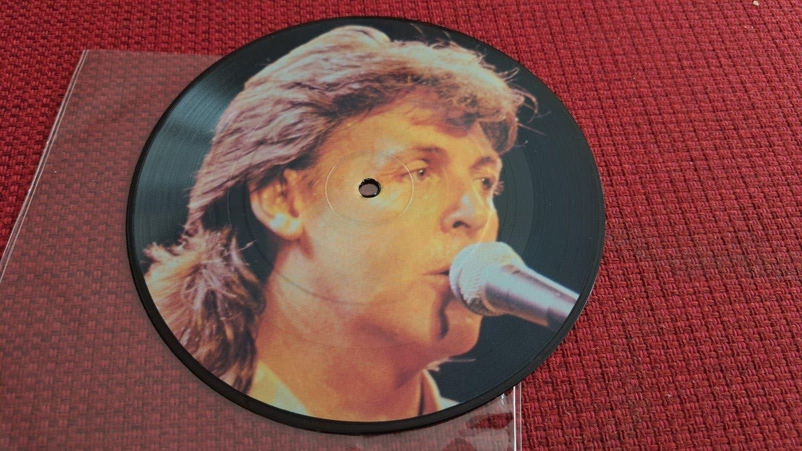 McCartney picture disc persconferentie 1989 vinyl (Beatles), Cd's en Dvd's, Vinyl | Pop, Picture disc, Ophalen of Verzenden, Zo goed als nieuw