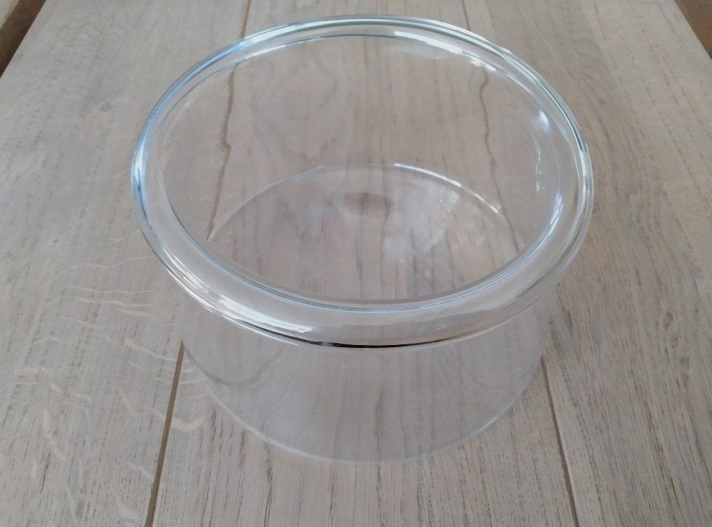 glazen windlicht, Huis en Inrichting, Overige materialen, Windlicht, Ophalen of Verzenden, Zo goed als nieuw