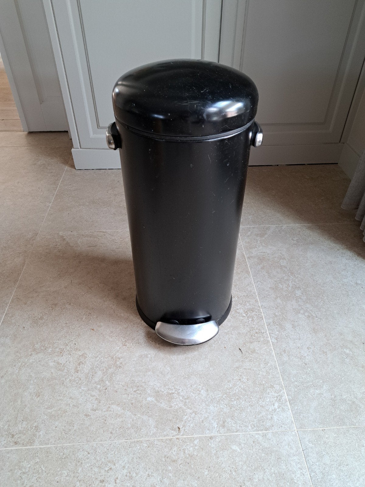 simplehuman prullenbak - 34x69cm, Huis en Inrichting, Ophalen, 50 – 75, Gebruikt, Met pedaal