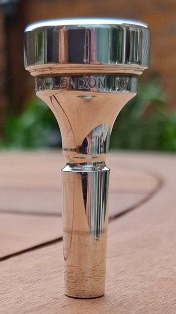 Denis Wick bugelmondstuk 4FL verzilverd, Ophalen of Verzenden, Zo goed als nieuw, Koperblazer