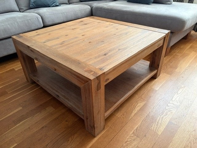 Goed onderhouden Salon tafel, Ophalen, Gebruikt, 50 tot 100 cm, Vierkant