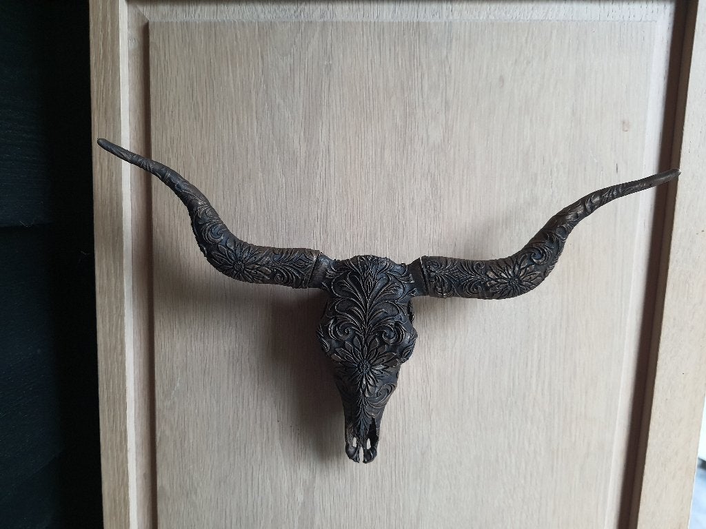nieuwe bull skull / schedel vooor aan de muur, Huis en Inrichting, Ophalen of Verzenden, Nieuw, Kunststof, Overige typen