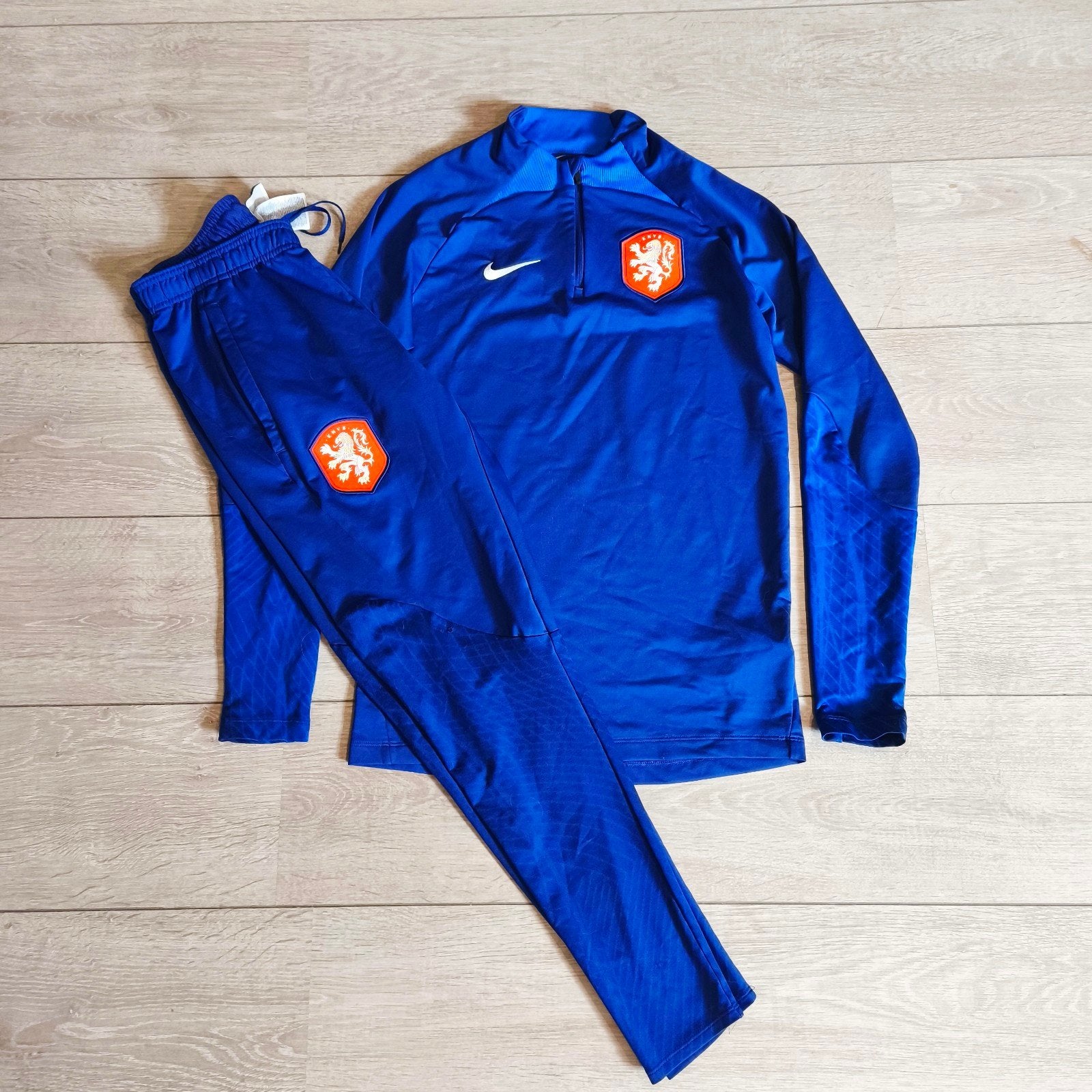 Nederlands Elftal Trainingspak Blauw Maat S, Maat S, Ophalen of Verzenden, Gebruikt, Trainingspak