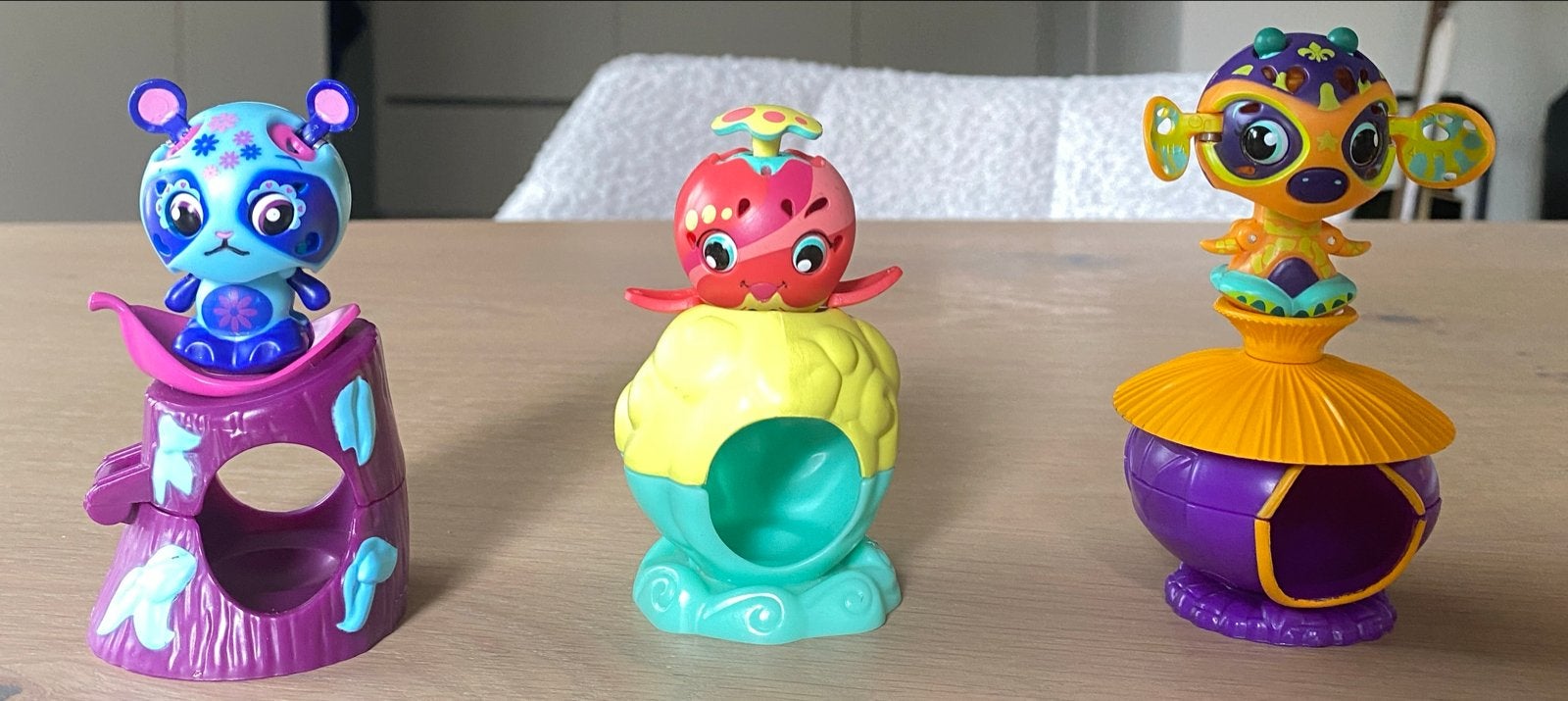 Zoobles speelfiguren met huisjes - set van 3, Kinderen en Baby's, Ophalen of Verzenden, Zo goed als nieuw, Jongen of Meisje