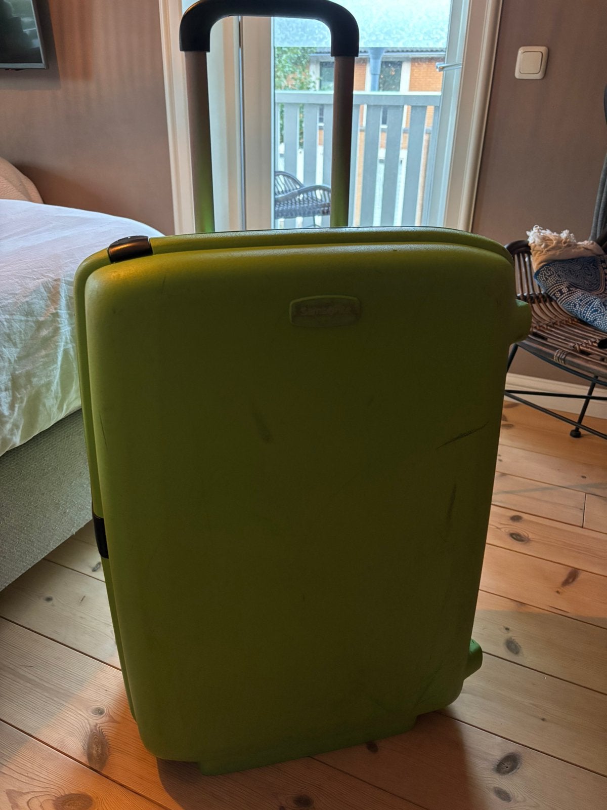 Samsonite koffer groot, Gebruikt, Hard kunststof, 45 tot 55 cm, 70 cm of meer