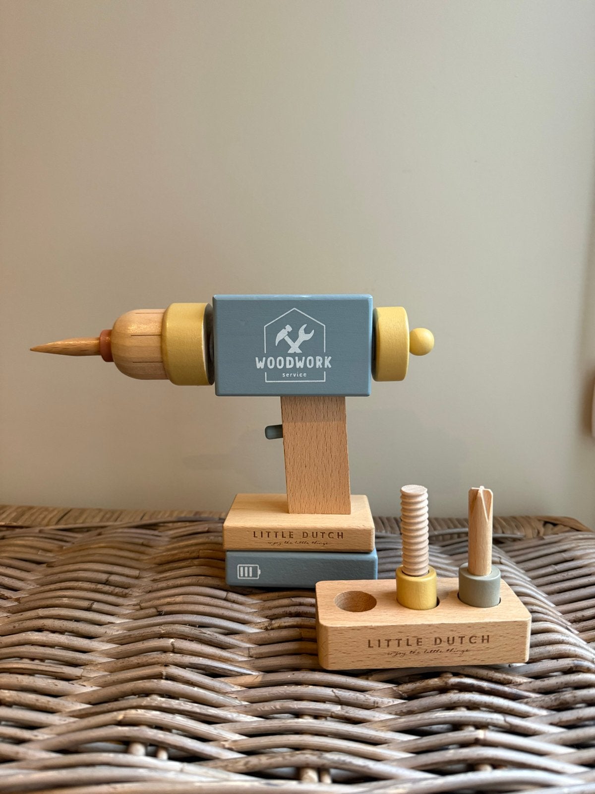 Little Dutch Houten Boormachine Speelgoed, Kinderen en Baby's, Speelgoed | Houten speelgoed, Ophalen, Zo goed als nieuw, Overige typen