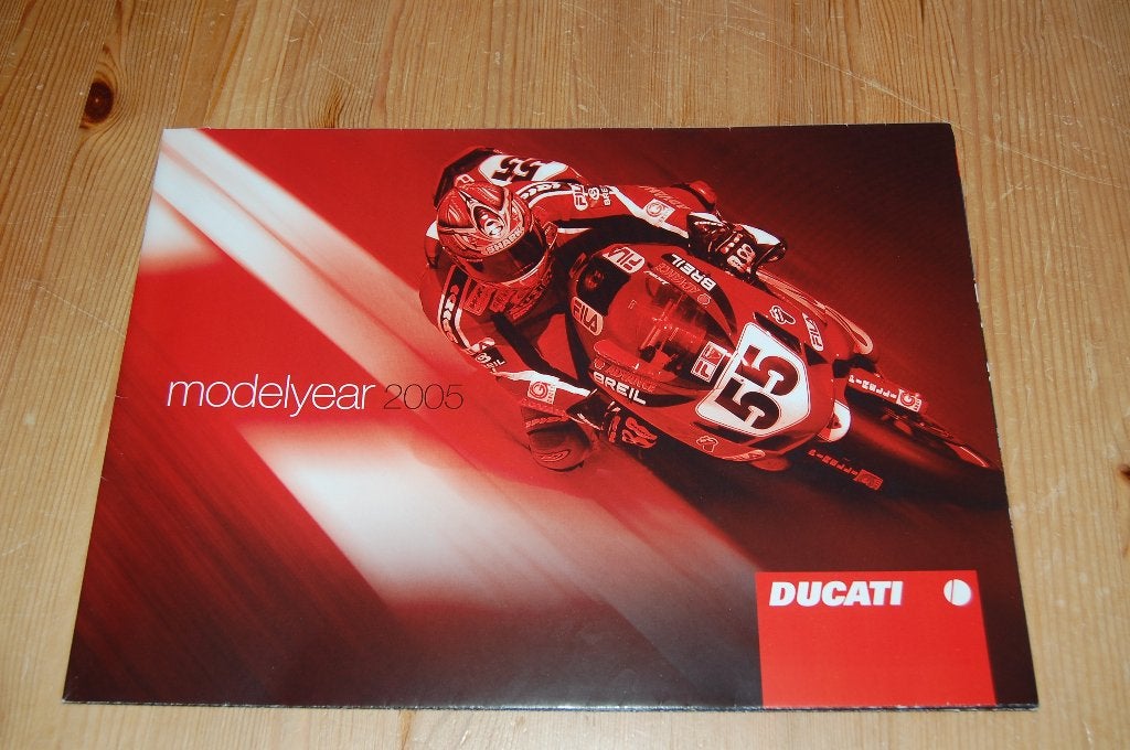 Ducati modellen 2005 brochure/poster, Motoren, Ophalen of Verzenden, Ducati