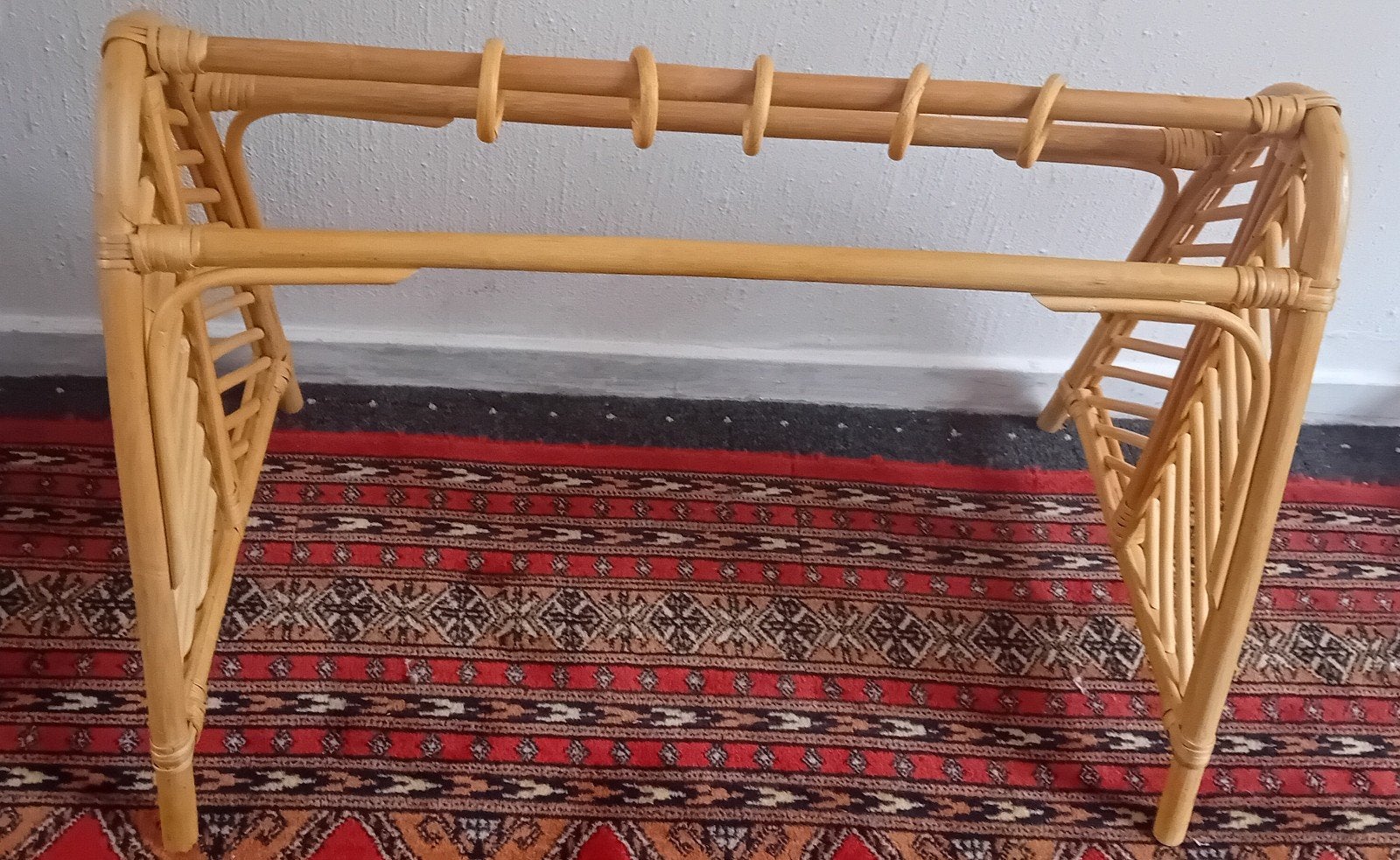 Rotan Baby Trainer/Gym - Vintage Stijl Speelboog, Ophalen, Zo goed als nieuw, Babygym