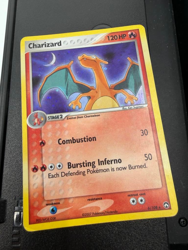 Charizard Pokémon Kaart 2007 - power keepers, Ophalen of Verzenden, Gebruikt, Losse kaart