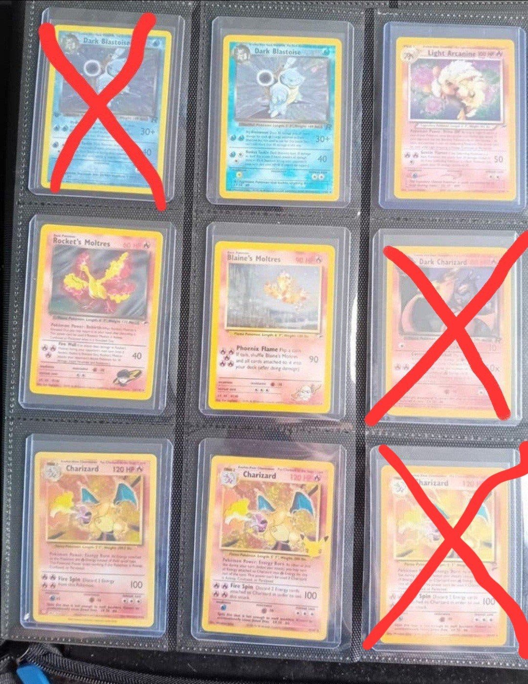 Vintage + charizard kaarten. Zie beschrijving, Ophalen, Gebruikt, Meerdere kaarten