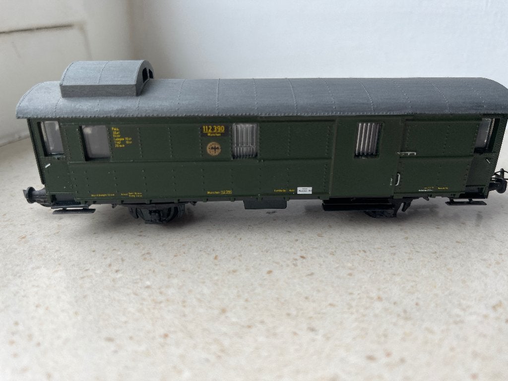 Piko ho 6606 Bagagewagen.zie omschrijving, Gelijkstroom, Wagon, Zo goed als nieuw, Piko