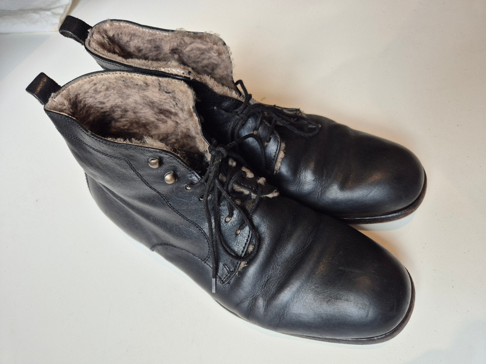 moma boots, winterlaarzen , bontgevoerde 43, Ophalen, Moma, Zwart, Boots