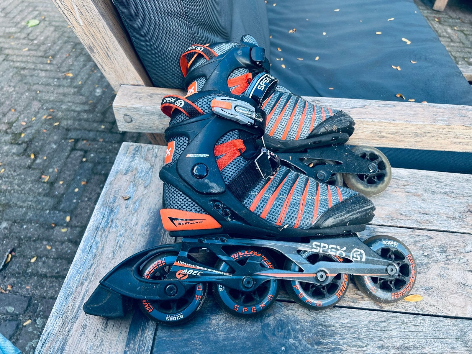 Spex inline skates maat 38 - Zo goed als nieuw, Overige merken, Ophalen of Verzenden, Zo goed als nieuw, Inline skates 4 wielen