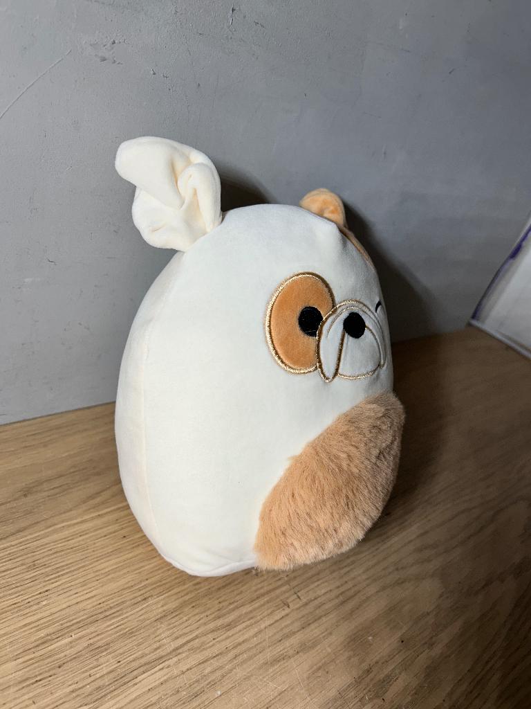 Squishmallows Knuffel Brick de Bulldog, Ophalen of Verzenden, Zo goed als nieuw, Overige typen