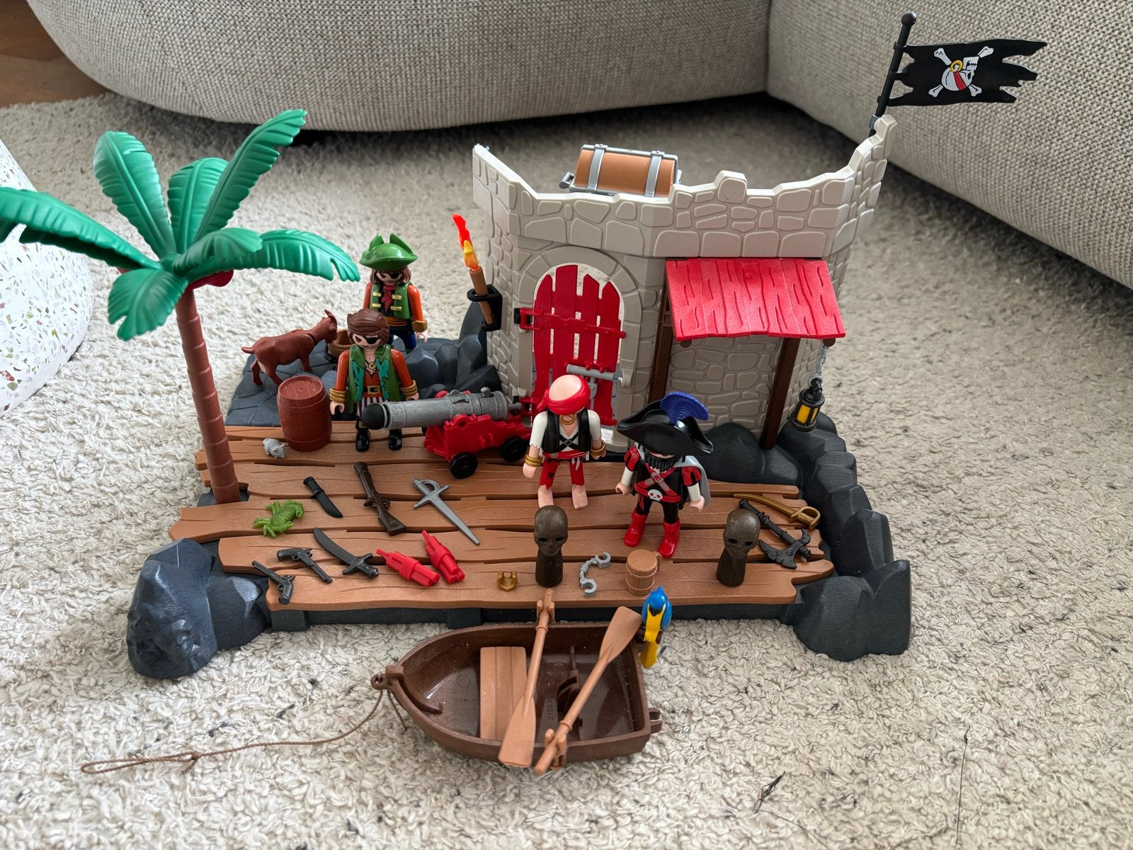 Playmobil 6146 Pirate Fort SuperSet, Ophalen, Gebruikt