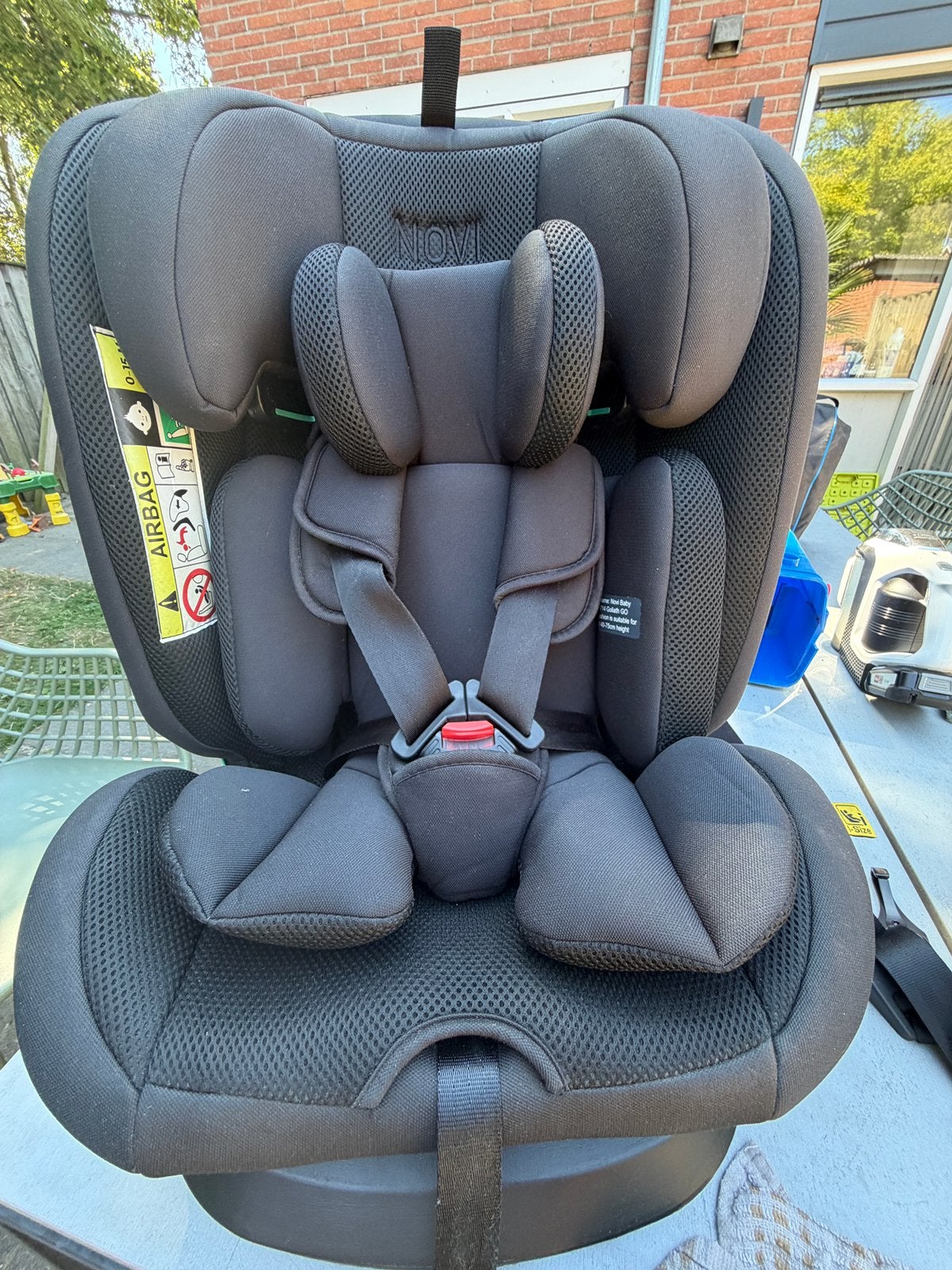 Novi baby goliath go autostoel, Autogordel, Zo goed als nieuw, 0 t/m 13 kg, Ophalen
