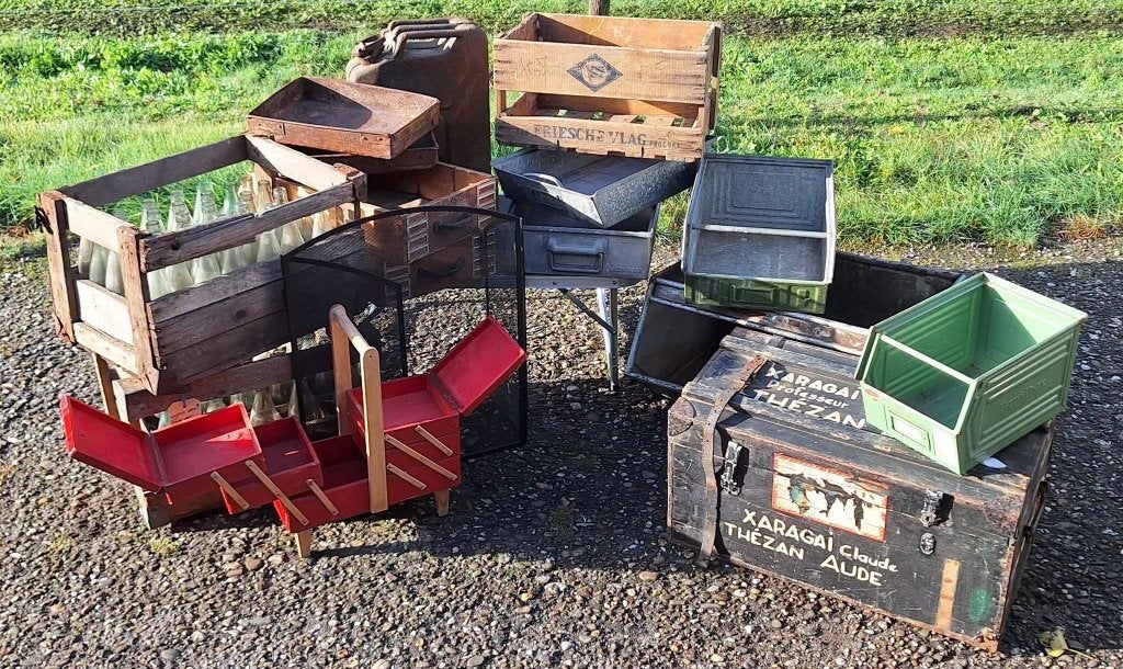 Koopje! Leuke partij 16 diverse vintage en curiosa items., Antiek en Kunst, Ophalen
