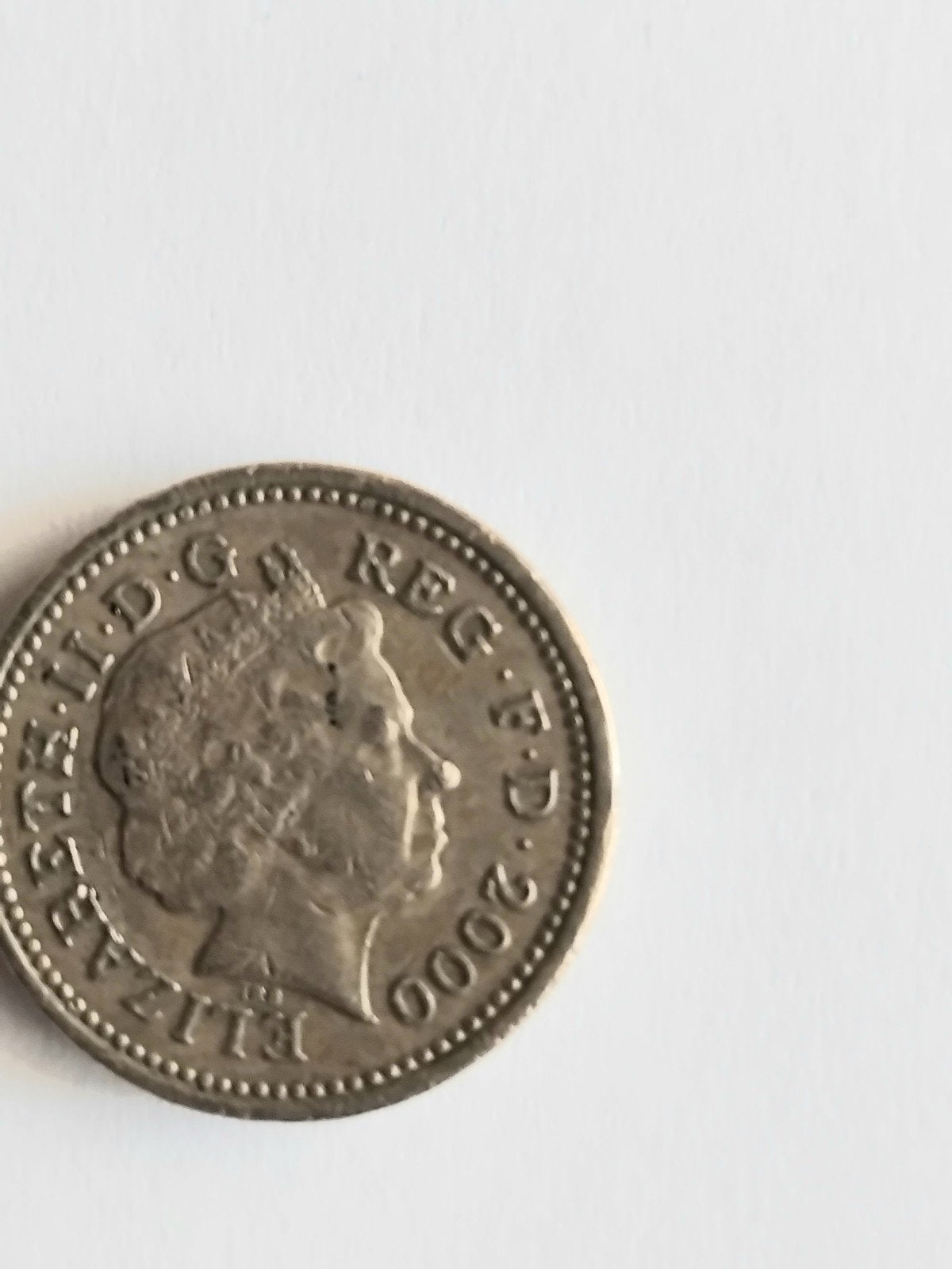 Britse 1 Pond Munt 2000 - Elizabeth II, Postzegels en Munten, Postzegels | Europa | UK, Ophalen of Verzenden