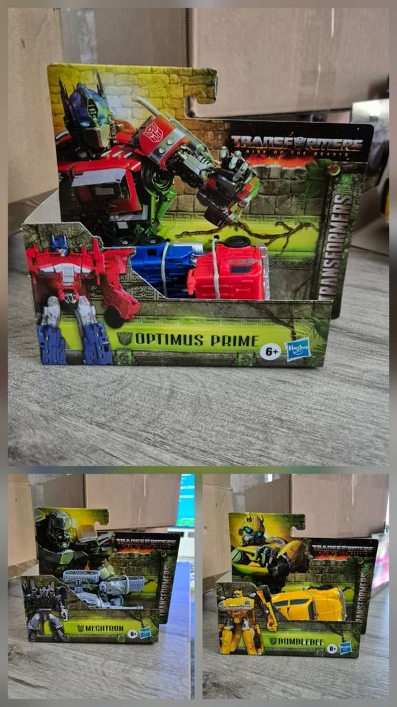 3x Transformers Rise of the Beasts, Overige generaties, Verzenden, Nieuw, Autobots