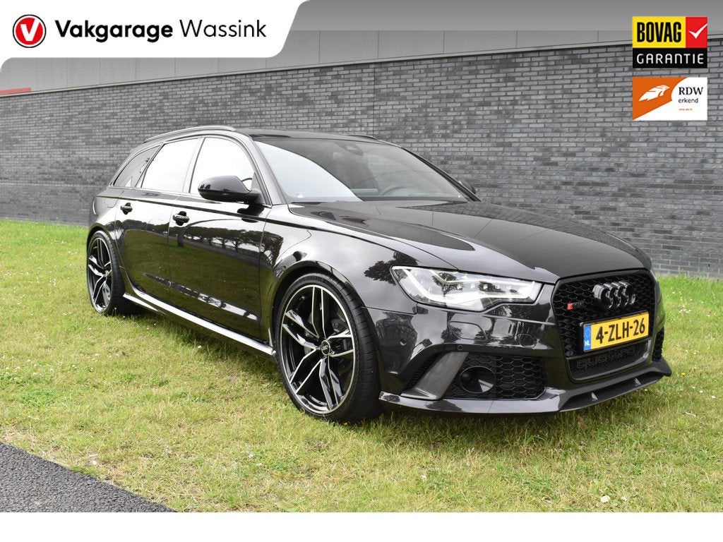 Audi A6 Avant 4.0 TFSI RS 6 quattro Pro Line Plus Pano Soft-, Auto's, Audi, Automaat, Euro 5, Gebruikt, 4 stoelen