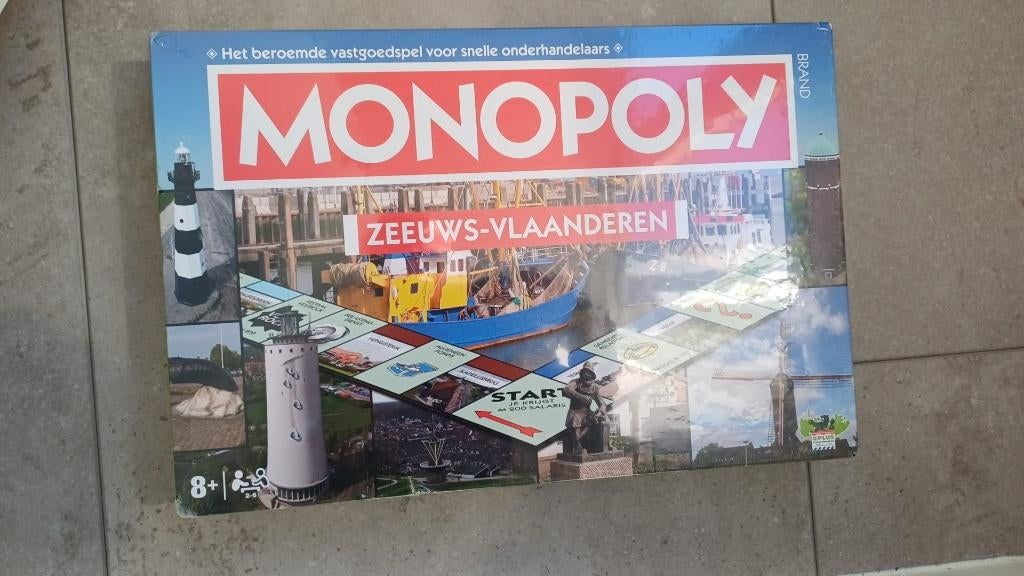 bordspel seal Monopoly Zeeuws - Vlaanderen Monopolie fraai, Vijf spelers of meer, Ophalen of Verzenden, Nieuw, Monopoly